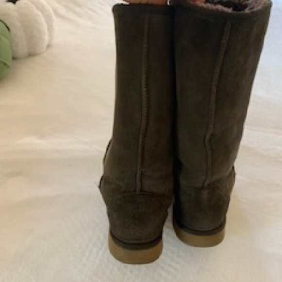Brown Ugg Style Boots- medium length - Picture 2 of 3